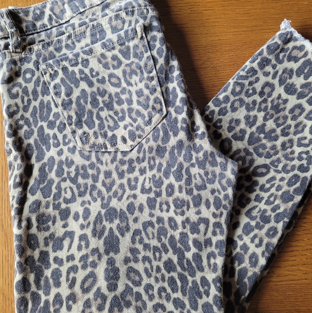 Kut from the Kloth Leopard Skinny Jeans
